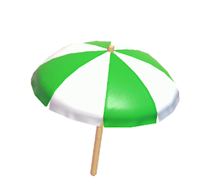 Green Beach parasol