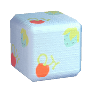 Cyan Berry print