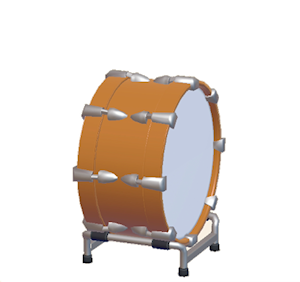 Brown Big drum