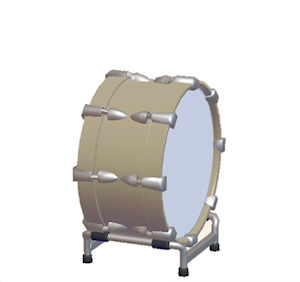 Beige Big drum