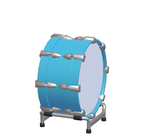 Blue Big drum