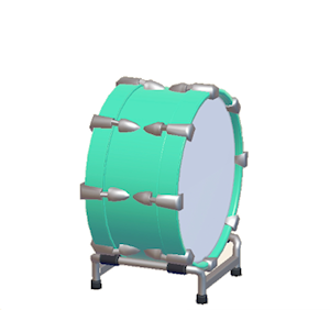 Aquamarine Big drum