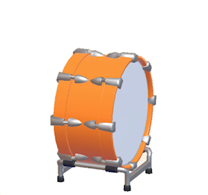 Orange Big drum