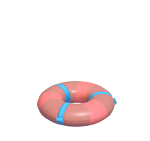 Red Big swim ring