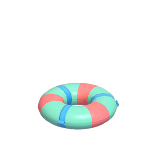 Aquamarine Big swim ring