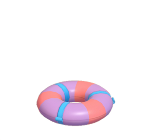 Purple Big swim ring