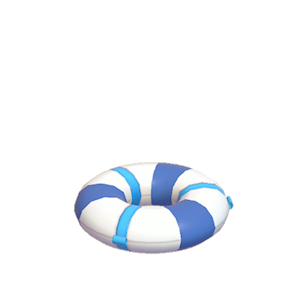 Navy Big swim ring