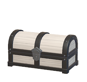 White Big treasure chest