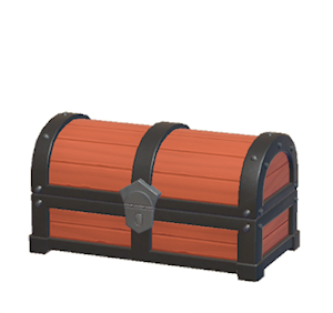 Red Big treasure chest