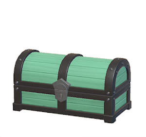 Aquamarine Big treasure chest