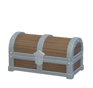 Gray Big treasure chest