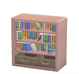 Pink Bookcase