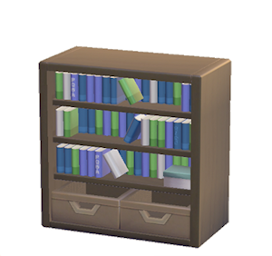 Blue Bookcase