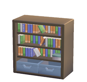 Cyan Bookcase