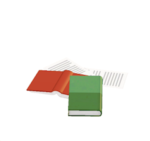 Red Book pile