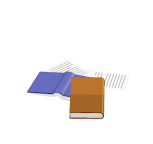 Brown Book pile