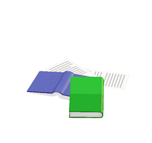 Green Book pile