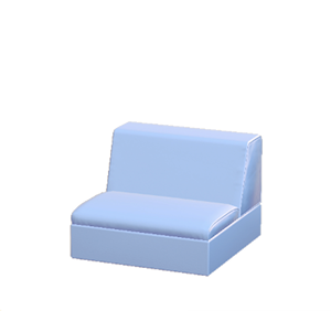 Cyan Box Sofa