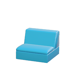 Blue Box Sofa