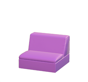 Purple Box Sofa
