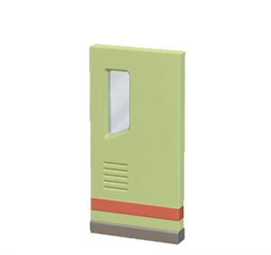 Lime Brainy door