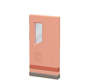 Red Brainy door