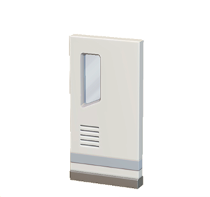 Gray Brainy door