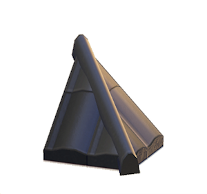 Black Brick hipped roof