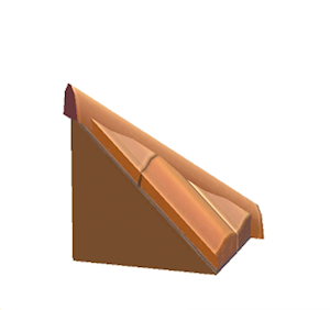 Brown Brick hipped roof