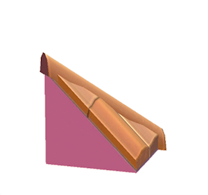 Rose Brick hipped roof