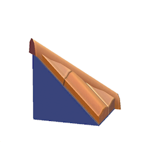 Navy Brick hipped roof
