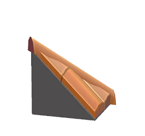 Black Brick hipped roof