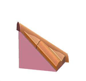 Pink Brick hipped roof