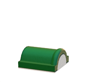 Green Brick roof decoration