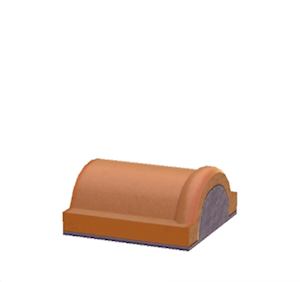 Plum Brick roof decoration