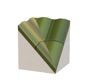Lime Brick roof valley