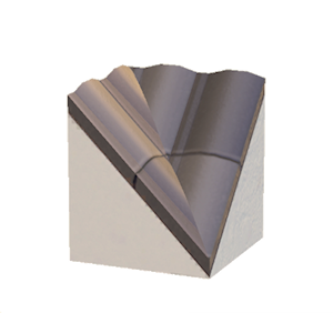 Beige Brick roof valley