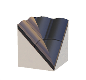 Black Brick roof valley