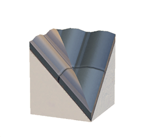Gray Brick roof valley