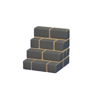 Black Brick steps