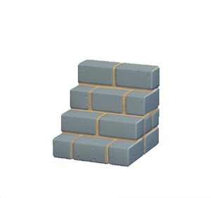 Gray Brick steps