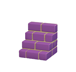 Purple Brick steps