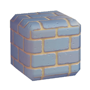 Cyan Brick wall