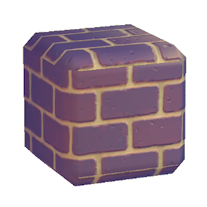 Plum Brick wall