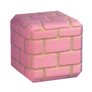 Pink Brick wall