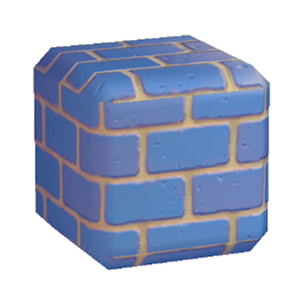 Blue Brick wall