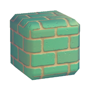 Aquamarine Brick wall
