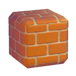 Orange Brick wall