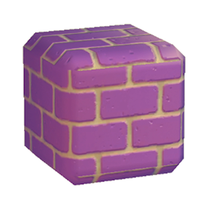 Purple Brick wall