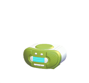 Lime CD player